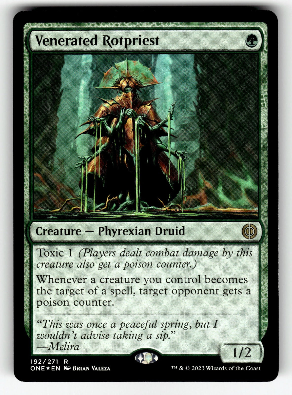 Venerated Rotpriest – 192 ONE: Phyrexia: All Will Be One R Foil NM