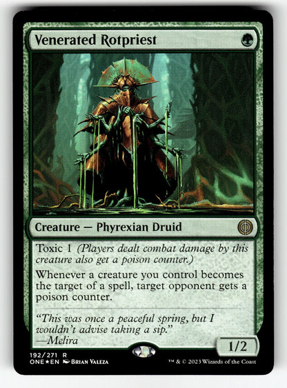 Venerated Rotpriest – 192 ONE: Phyrexia: All Will Be One R Foil NM