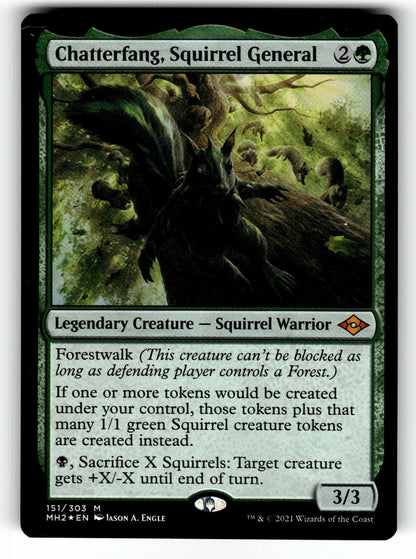 Chatterfang, Squirrel General – 151 MH2: Modern Horizons 2 M Foil LP