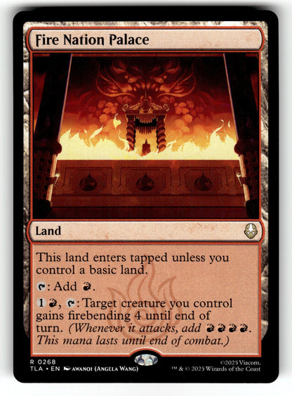 Fire Nation Palace – 268 TLA: Avatar: The Last Airbender R NM