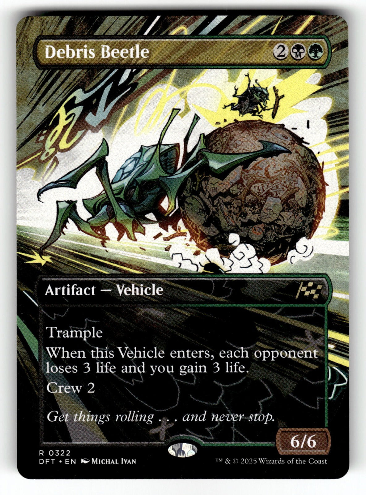 Debris Beetle (Borderless) – 322 DFT: Aetherdrift R NM