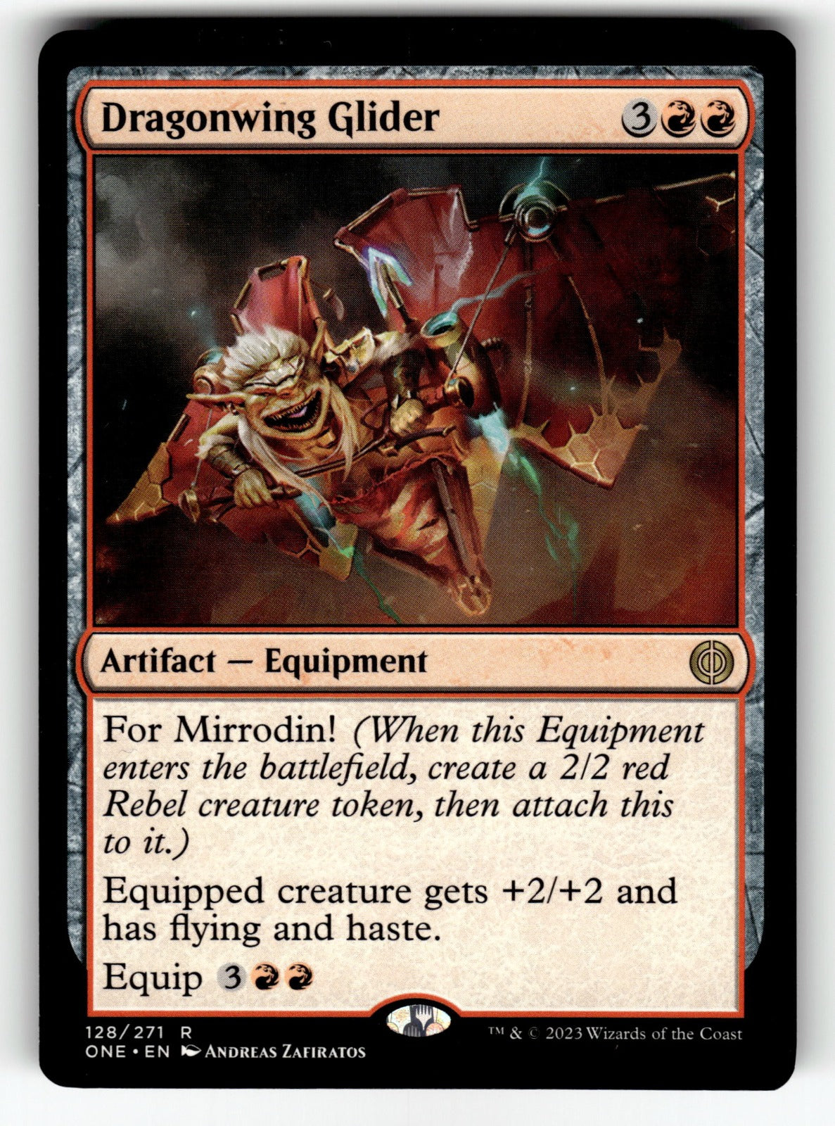Dragonwing Glider – 128 ONE: Phyrexia: All Will Be One R NM