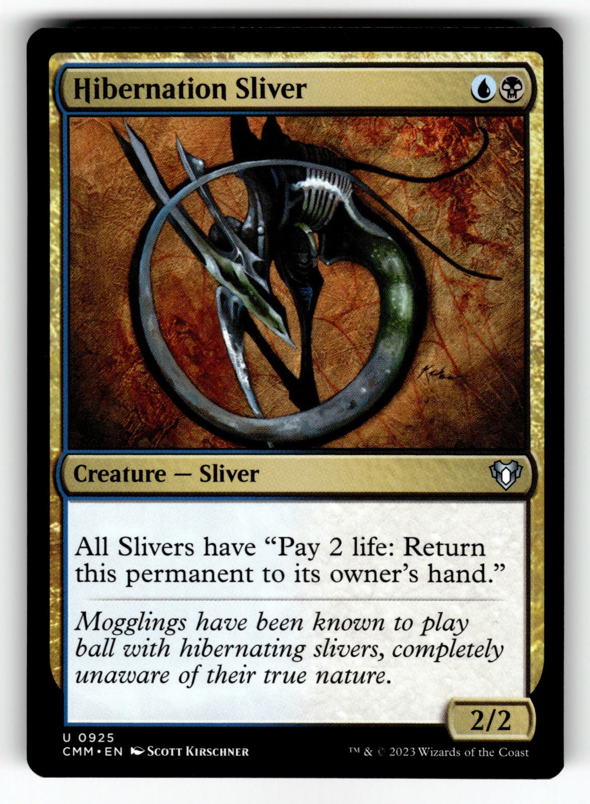 Hibernation Sliver – 925 CMM: Commander Masters U NM