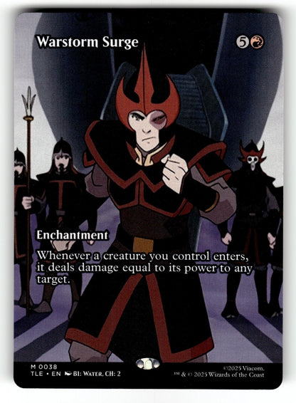 Warstorm Surge (Borderless) – 38 TLE: Avatar: The Last Airbender: Eternal-Legal M NM