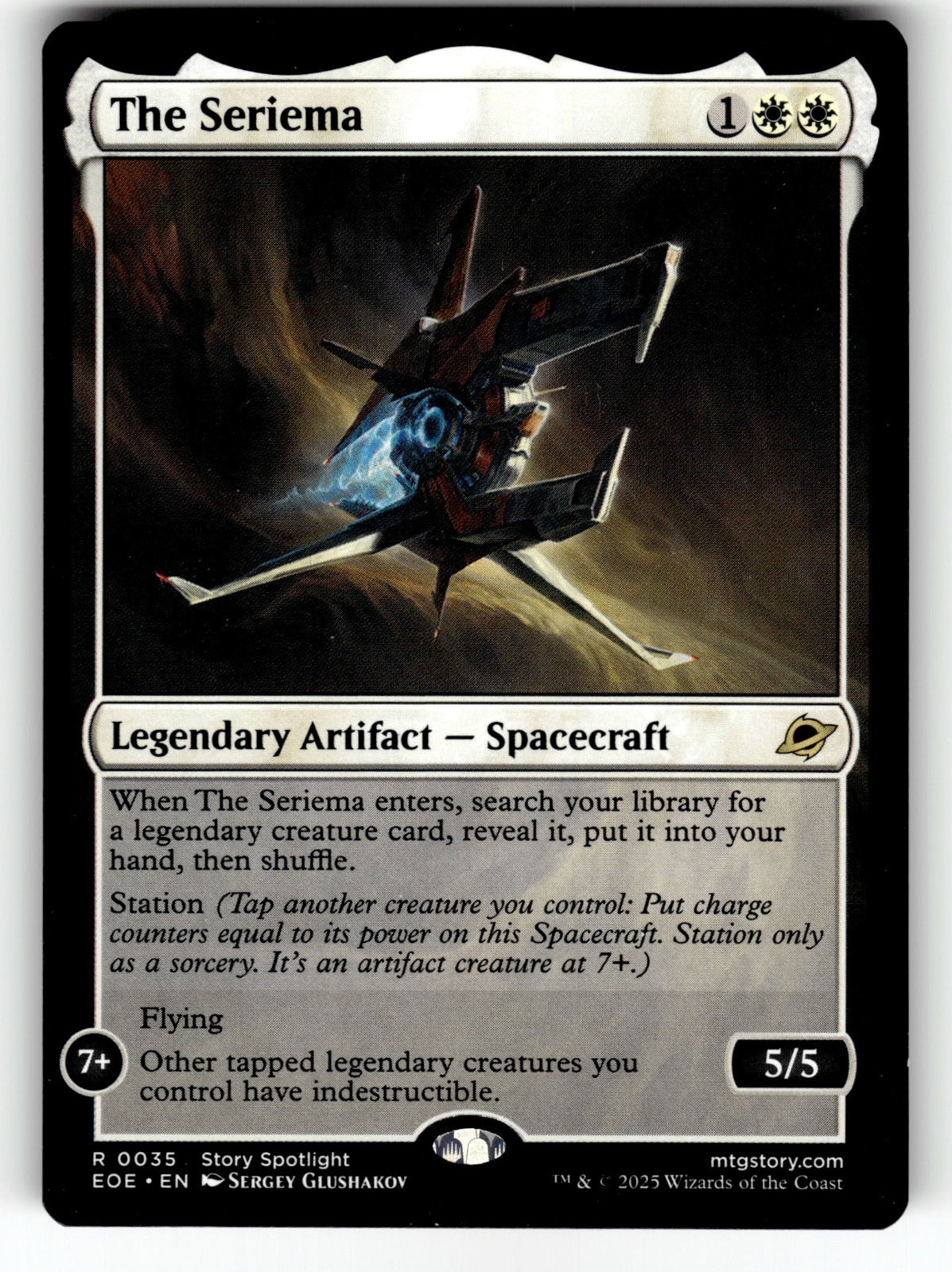 The Seriema – 35 EOE: Edge of Eternities R NM