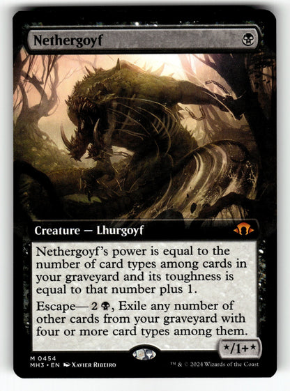 Nethergoyf (Extended Art) – 454 MH3: Modern Horizons 3 M NM