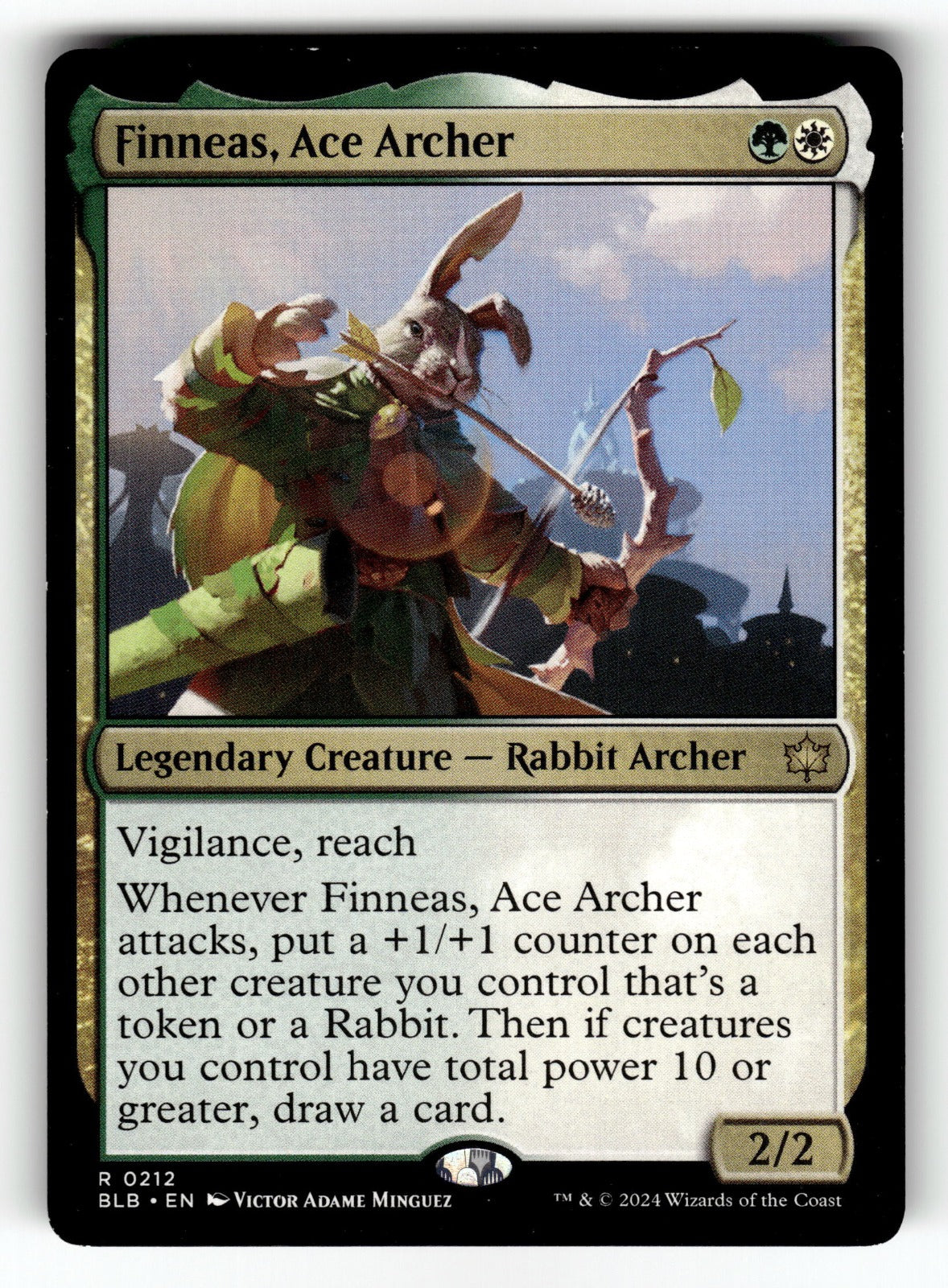 Finneas, Ace Archer – 212 BLB: Bloomburrow R NM