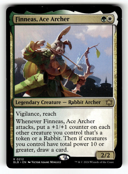 Finneas, Ace Archer – 212 BLB: Bloomburrow R NM