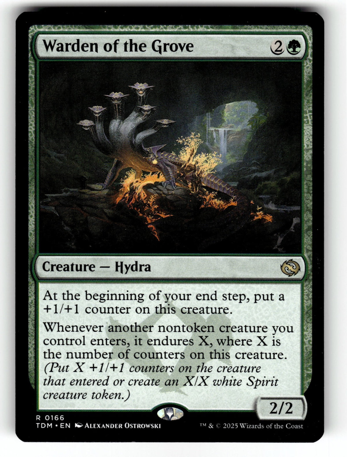 Warden of the Grove – 166 TDM: Tarkir: Dragonstorm R NM