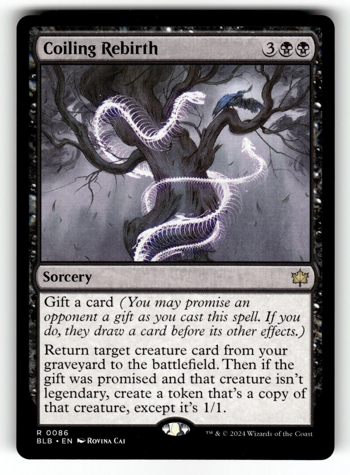 Coiling Rebirth – 86 BLB: Bloomburrow R NM