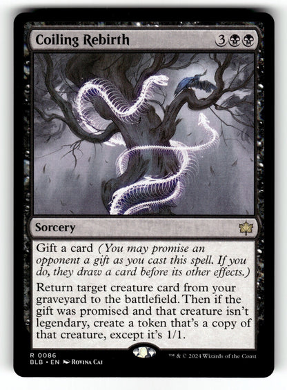 Coiling Rebirth – 86 BLB: Bloomburrow R NM