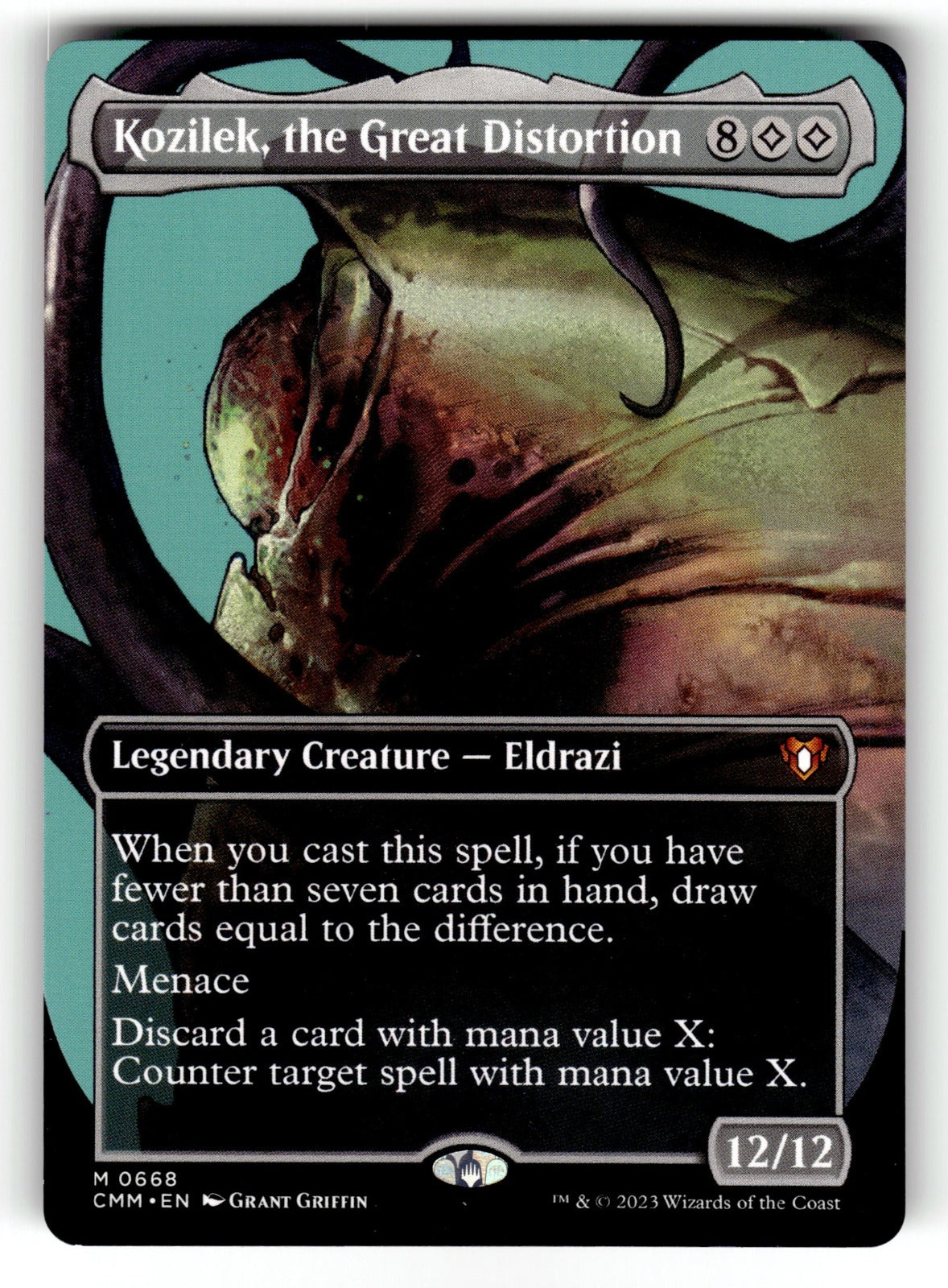 Kozilek, the Great Distortion (Borderless) – 668 CMM: Commander Masters M LP