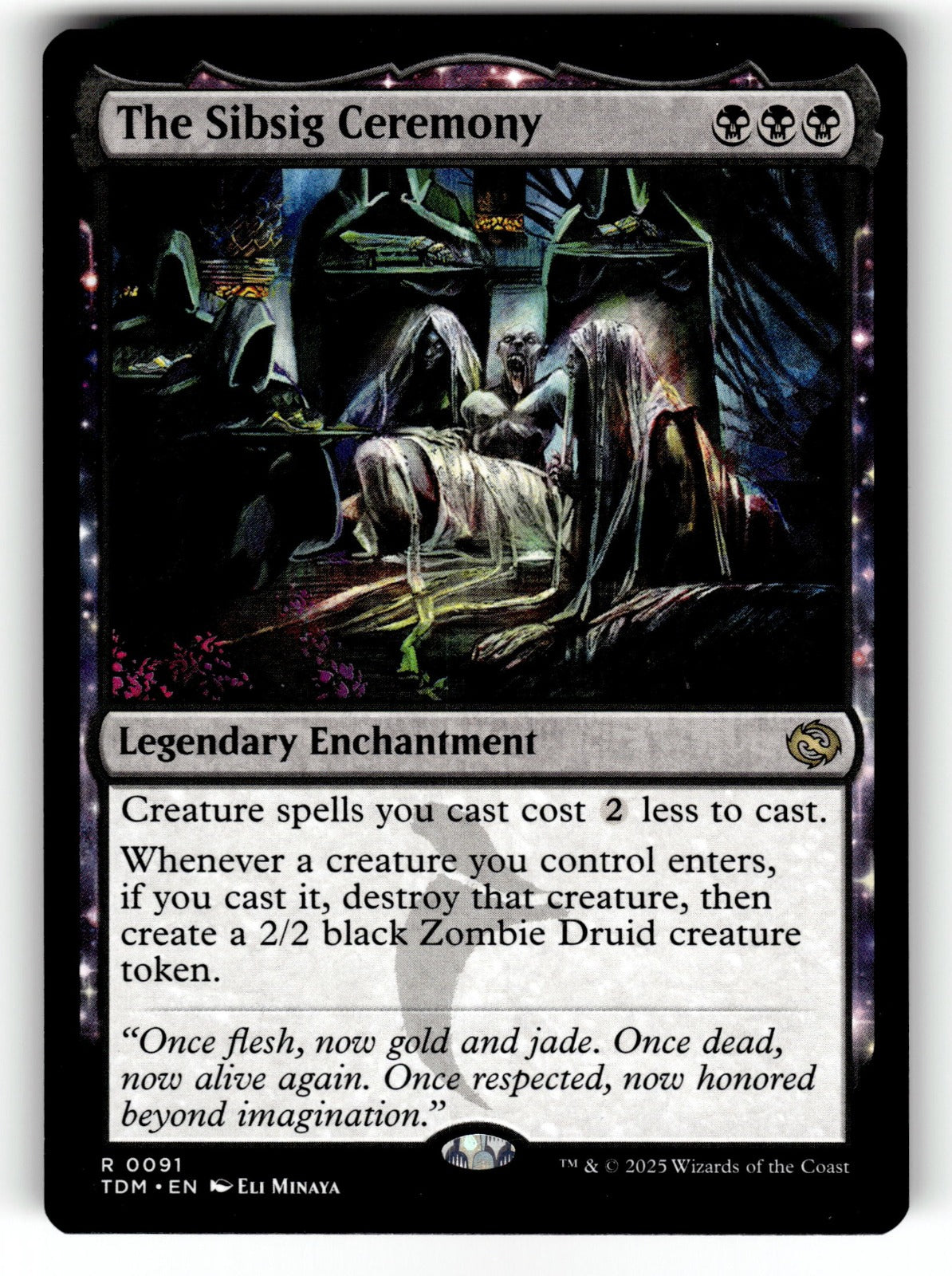 The Sibsig Ceremony – 91 TDM: Tarkir: Dragonstorm R NM