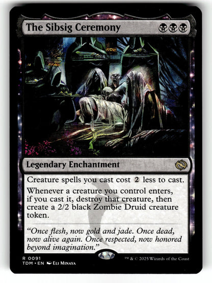 The Sibsig Ceremony – 91 TDM: Tarkir: Dragonstorm R NM