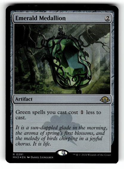 Emerald Medallion – 291 MH3: Modern Horizons 3 R Foil LP