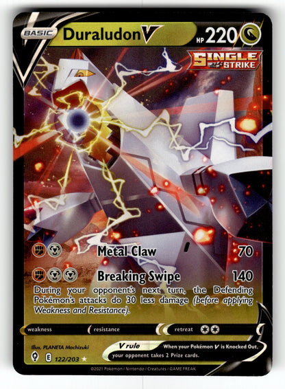Duraludon V – 122/203 SWSH07: SWSH07: Evolving Skies Ultra Rare Holo NM