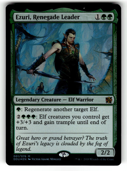 Ezuri, Renegade Leader – 1 DDU: Duel Decks: Elves vs. Inventors M FoilNM