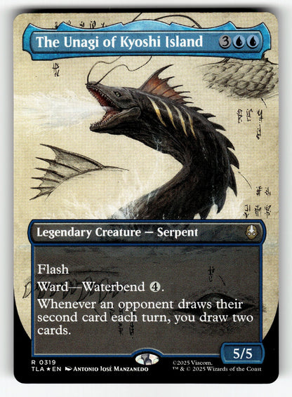 The Unagi of Kyoshi Island (Borderless) – 319 TLA: Avatar: The Last Airbender R Foil NM