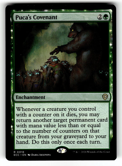 Puca's Covenant – 18 ECC: Commander: Lorwyn Eclipsed R NM