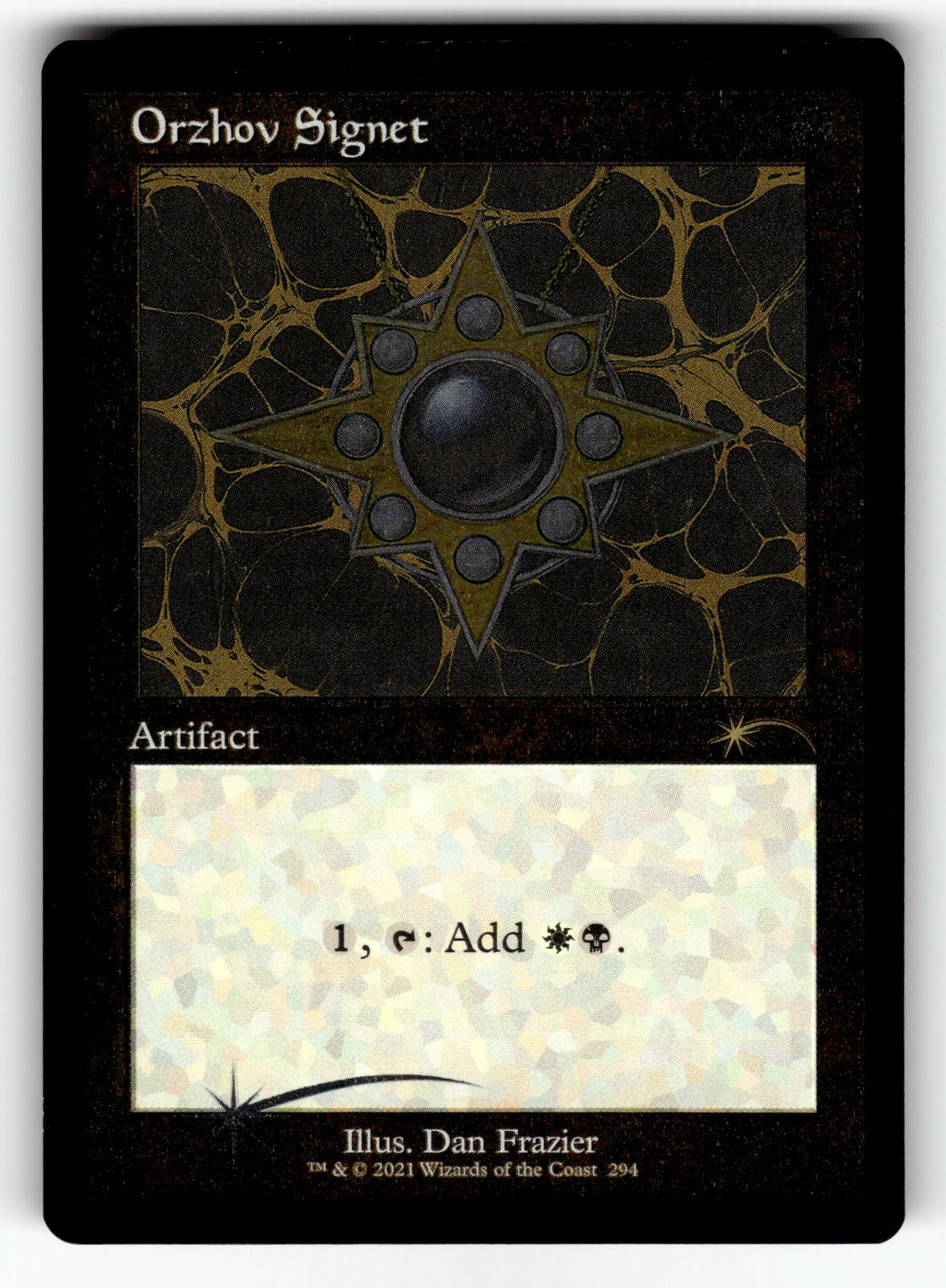 Orzhov Signet (Foil Etched) – 294 SLD: Secret Lair Drop Series R FoilNM