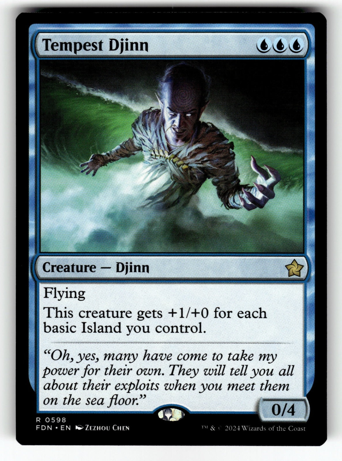 Tempest Djinn () – 598 FDN: Foundations R NM