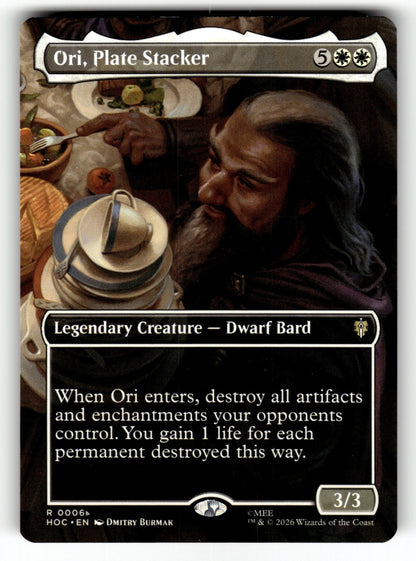 Ori, Plate Stacker (Borderless) – 6 HOC: The Hobbit: Eternal-Legal R NM