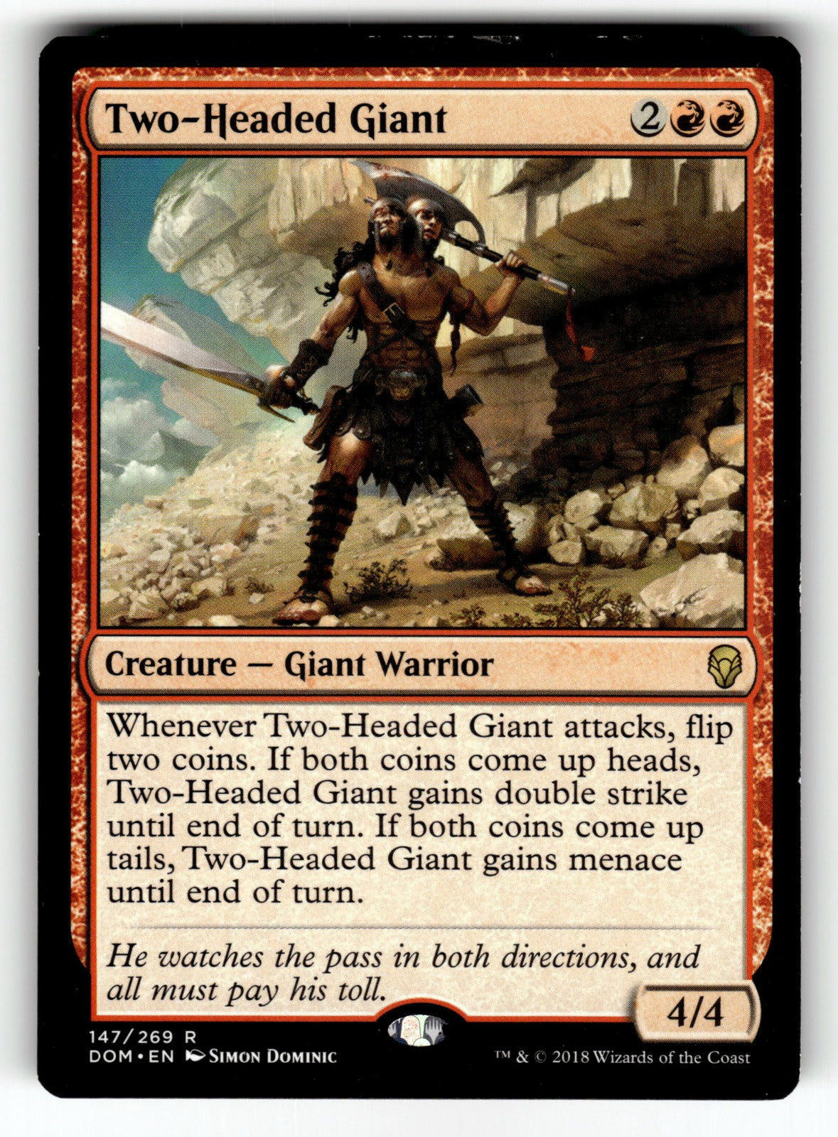Two-Headed Giant – 147 DOM: Dominaria R LP