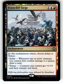 Frostcliff Siege – 187 TDM: Tarkir: Dragonstorm R NM