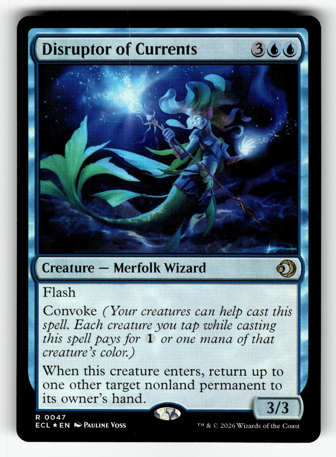 Disruptor of Currents – 47 ECL: Lorwyn Eclipsed R Foil NM