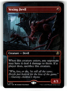 Vexing Devil (Borderless) – 313 INR: Innistrad Remastered R NM