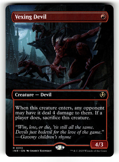 Vexing Devil (Borderless) – 313 INR: Innistrad Remastered R NM