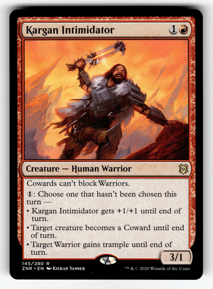 Kargan Intimidator – 145 ZNR: Zendikar Rising R NM