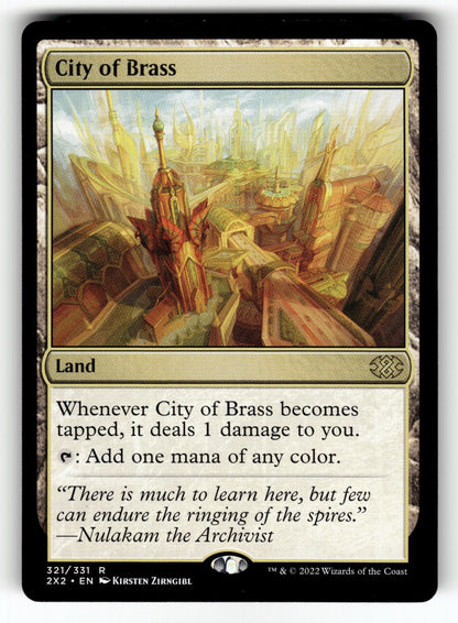 City of Brass – 321 2X2: Double Masters 2022 R NM