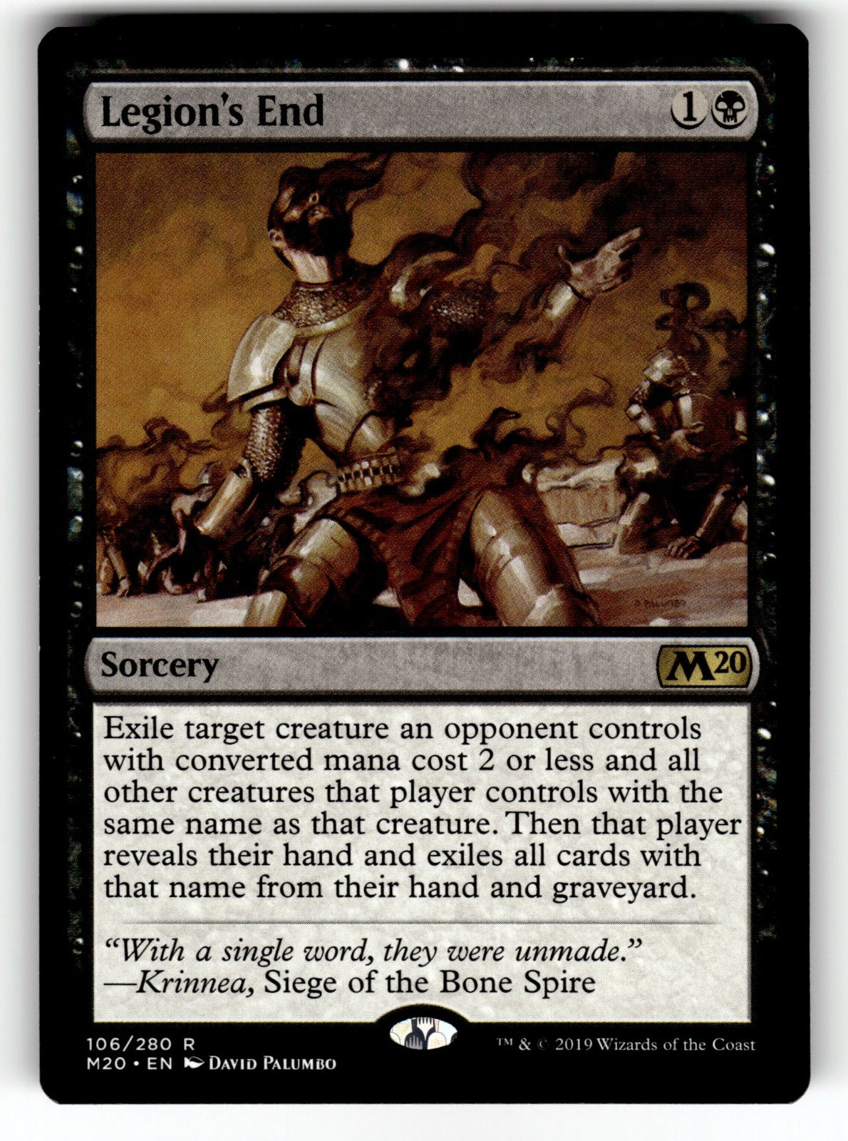 Legion's End – 106 M20: Core Set 2020 R NM