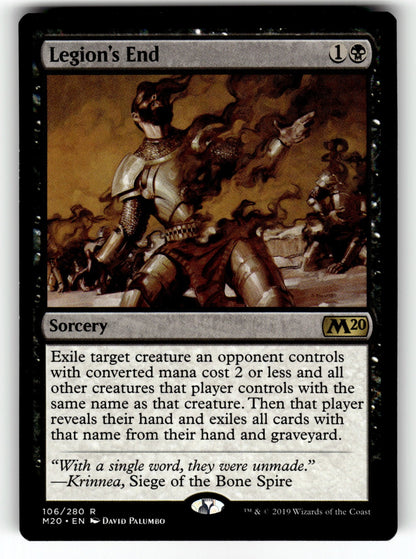 Legion's End – 106 M20: Core Set 2020 R NM