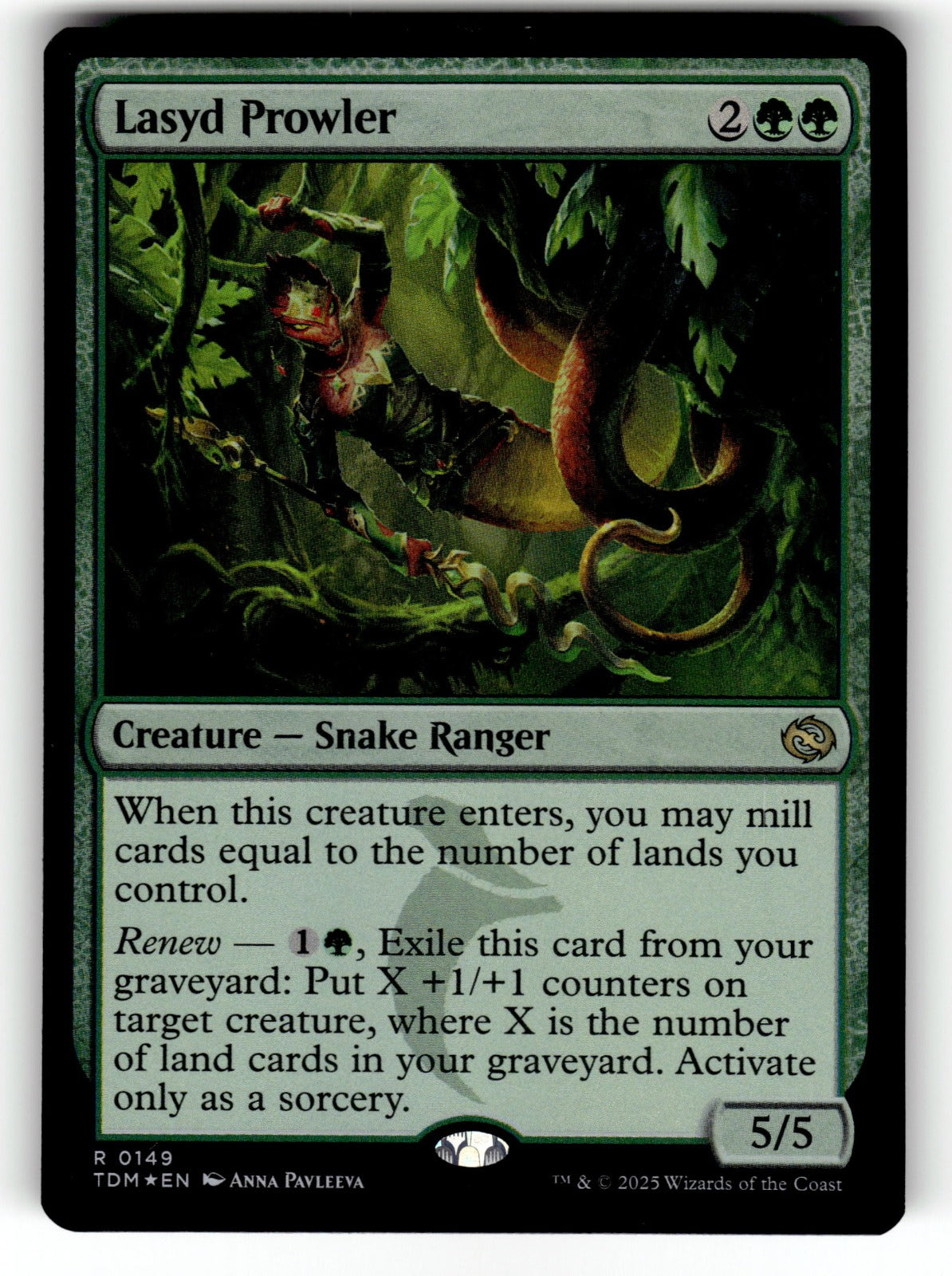 Lasyd Prowler – 149 TDM: Tarkir: Dragonstorm R Foil NM