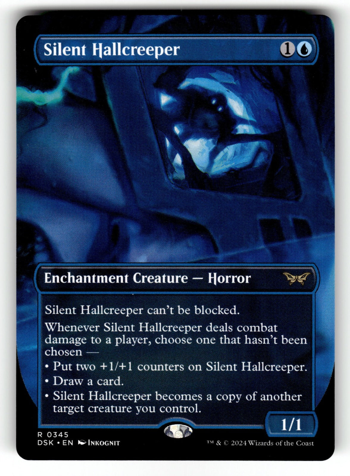 Silent Hallcreeper (Borderless) – 345 DSK: Duskmourn: House of Horror R NM