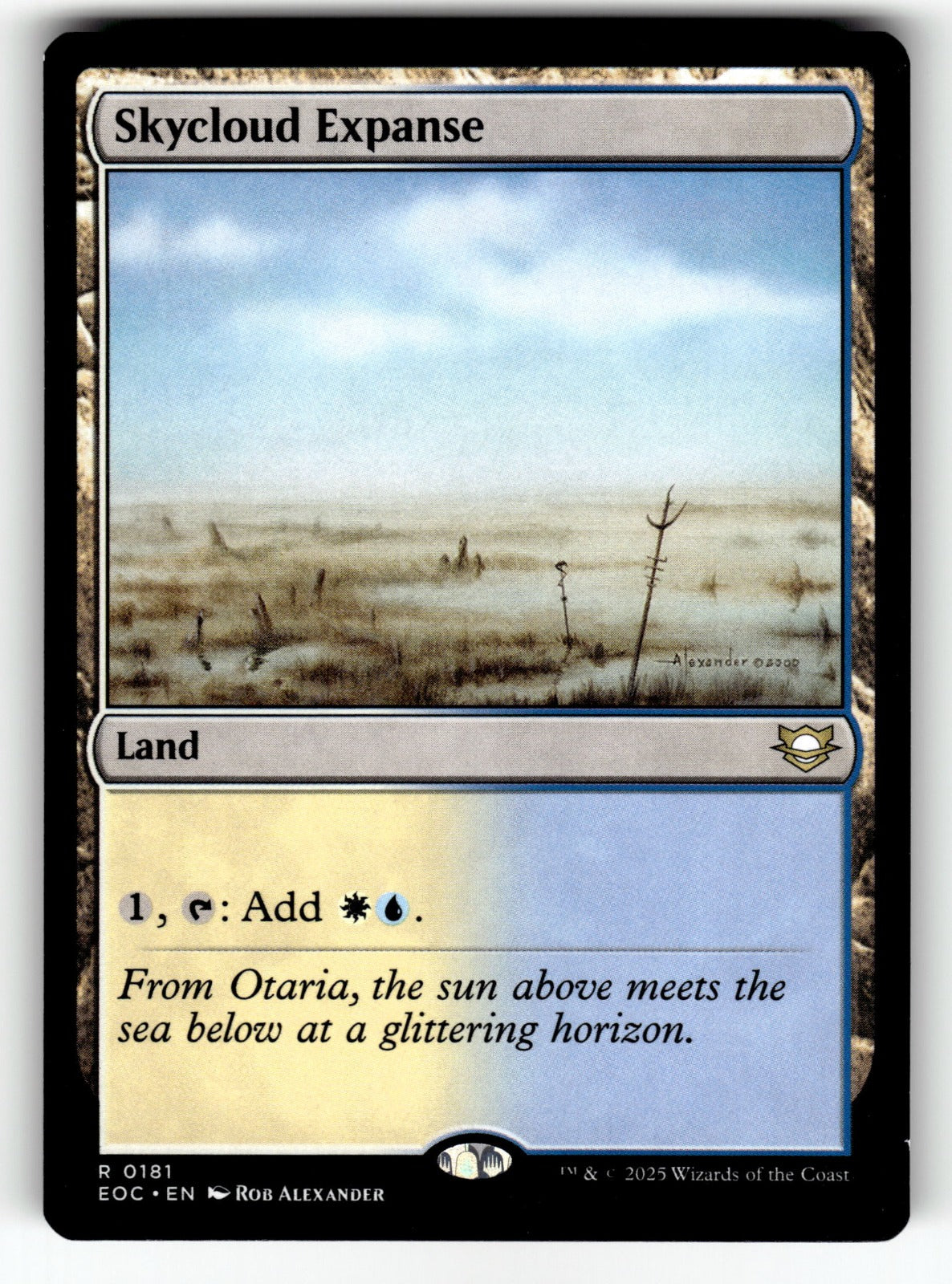 Skycloud Expanse – 181 EOC: Commander: Edge of Eternities R NM