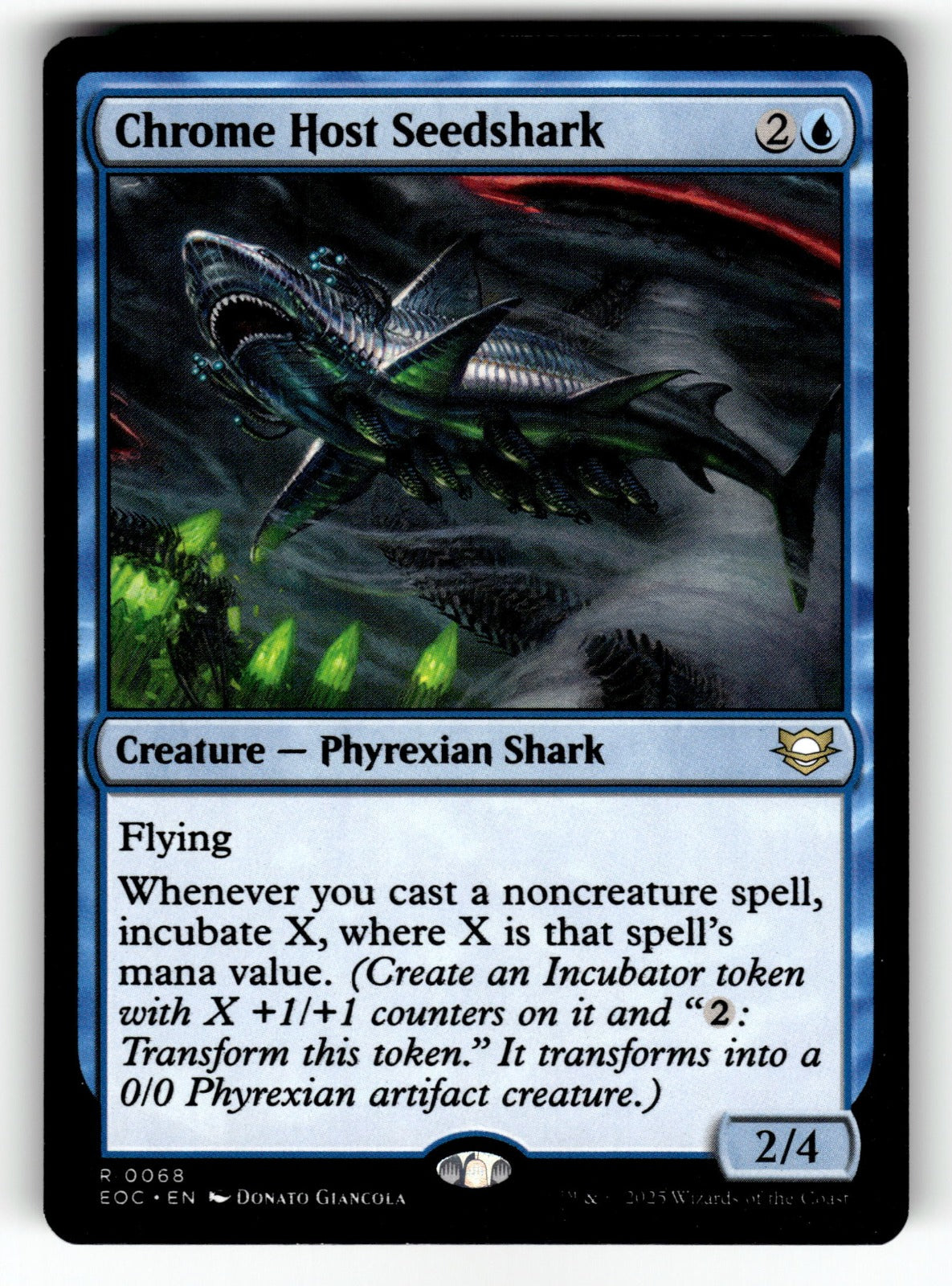Chrome Host Seedshark – 68 EOC: Commander: Edge of Eternities R NM
