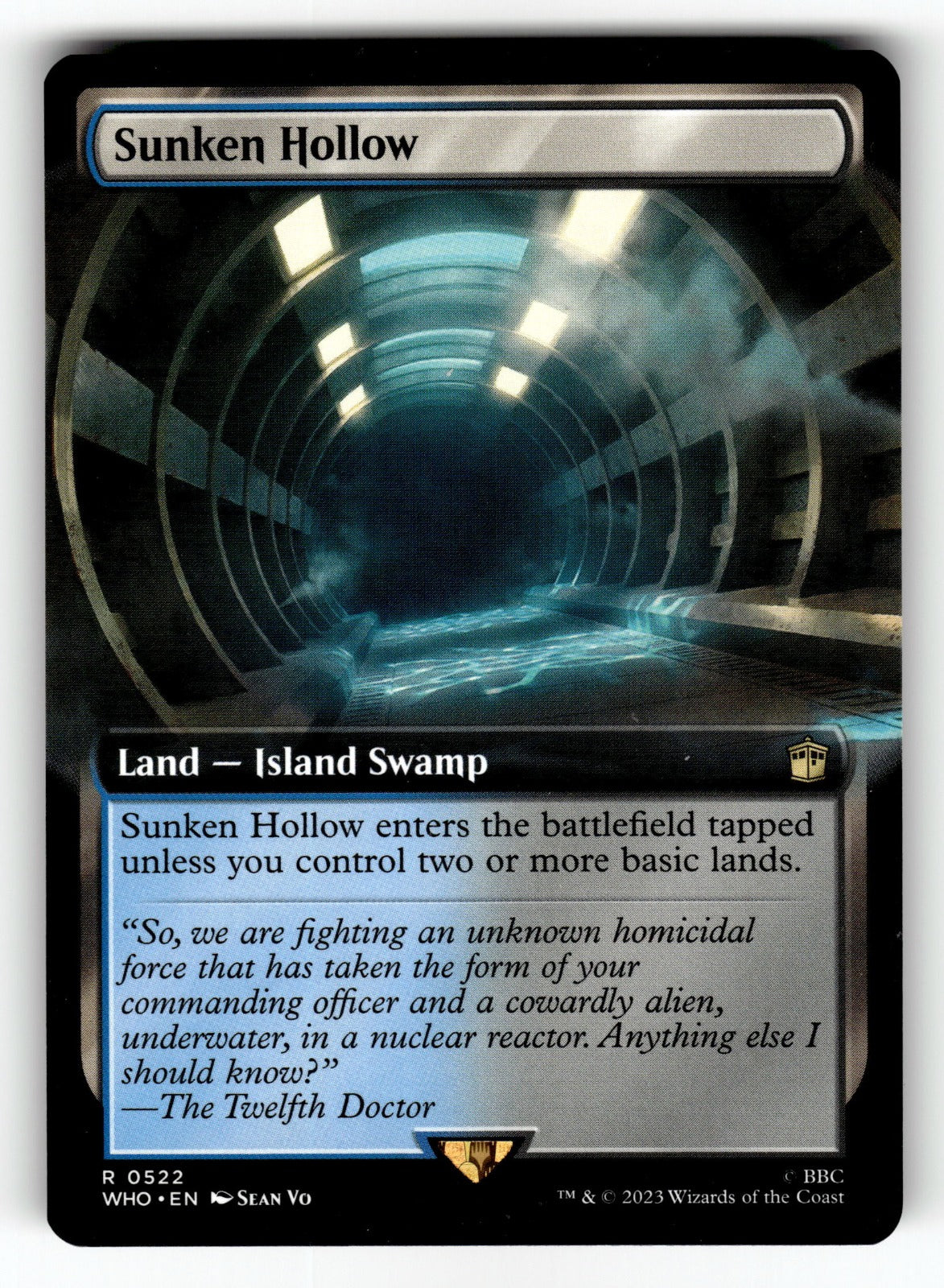 Sunken Hollow Extended Art – 522 WHO: Universes Beyond: Doctor Who R NM