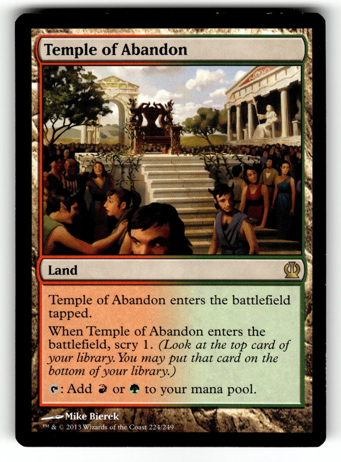 Temple of Abandon – 224 THS: Theros R LP