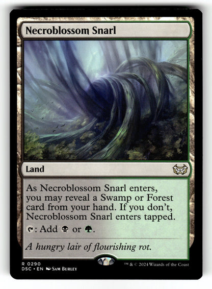 Necroblossom Snarl – 290 DSC: Commander: Duskmourn: House of Horror R NM