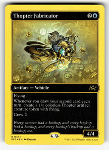 Thopter Fabricator (First-Place Foil) – 441 DFT: Aetherdrift R Foil NM