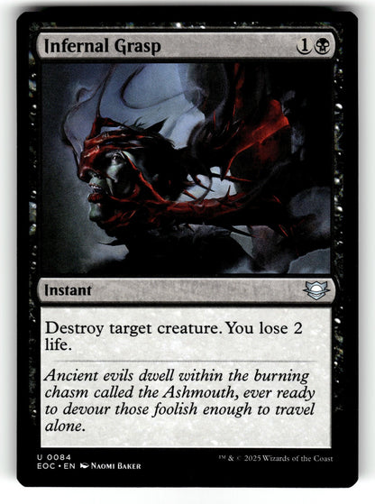 Infernal Grasp – 84 EOC: Commander: Edge of Eternities U NM