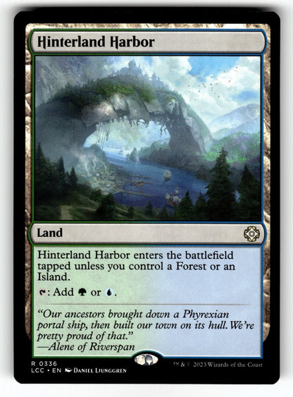 Hinterland Harbor – 336 LCC: Commander: The Lost Caverns of Ixalan R NM