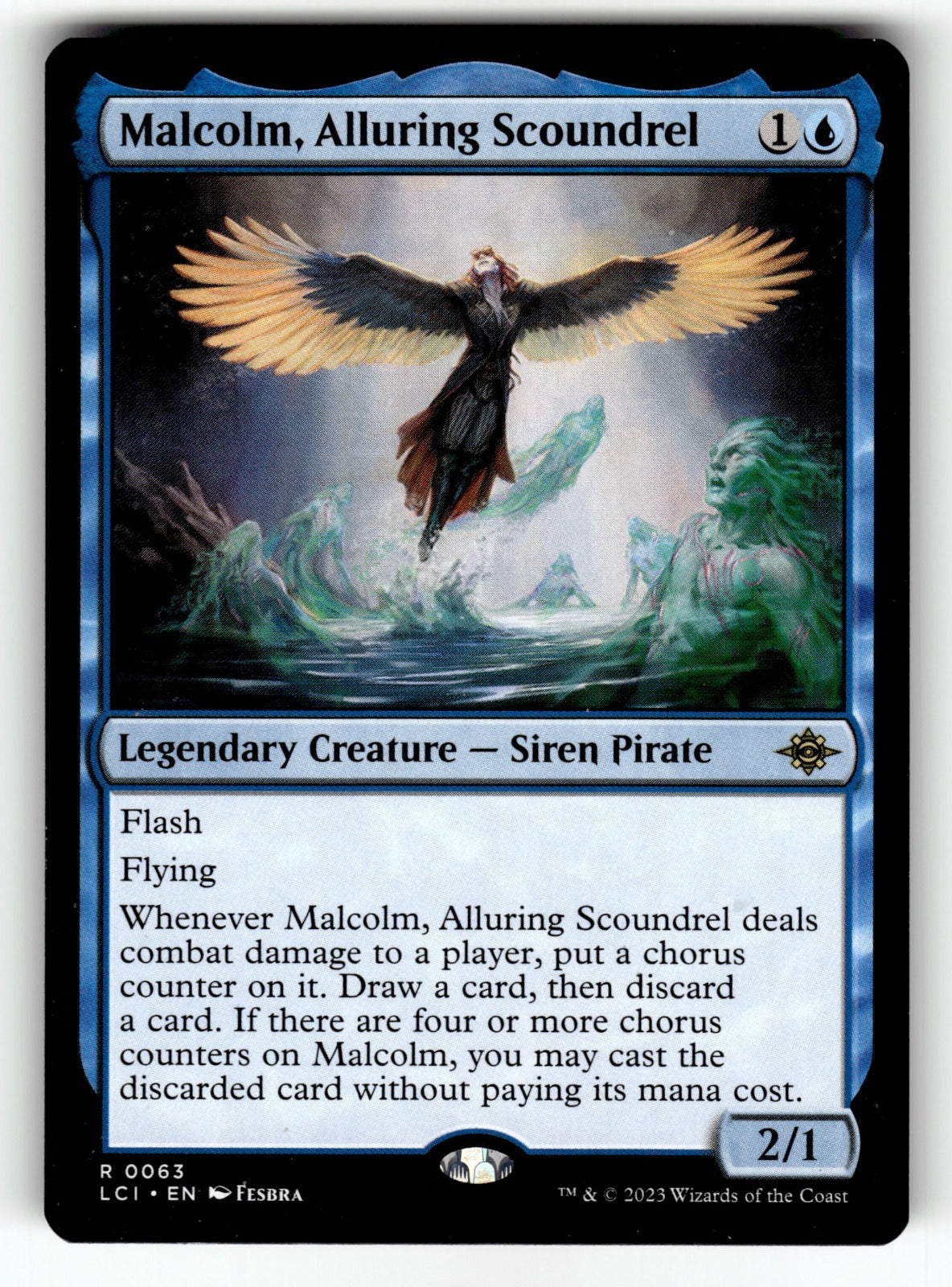Malcolm, Alluring Scoundrel – 63 LCI: The Lost Caverns of Ixalan R LP