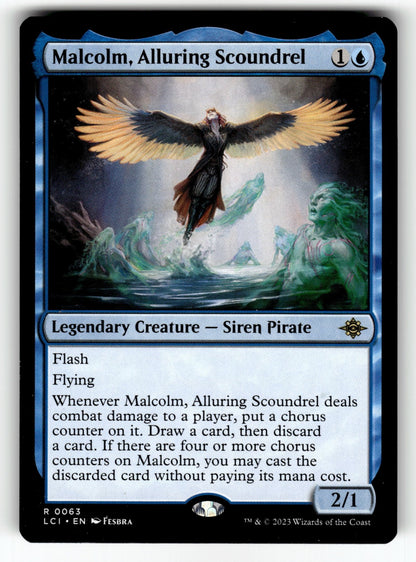 Malcolm, Alluring Scoundrel – 63 LCI: The Lost Caverns of Ixalan R LP
