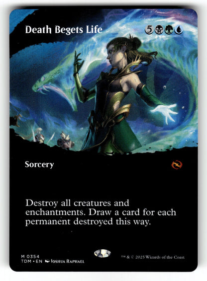 Death Begets Life (Borderless) – 354 TDM: Tarkir: Dragonstorm M NM