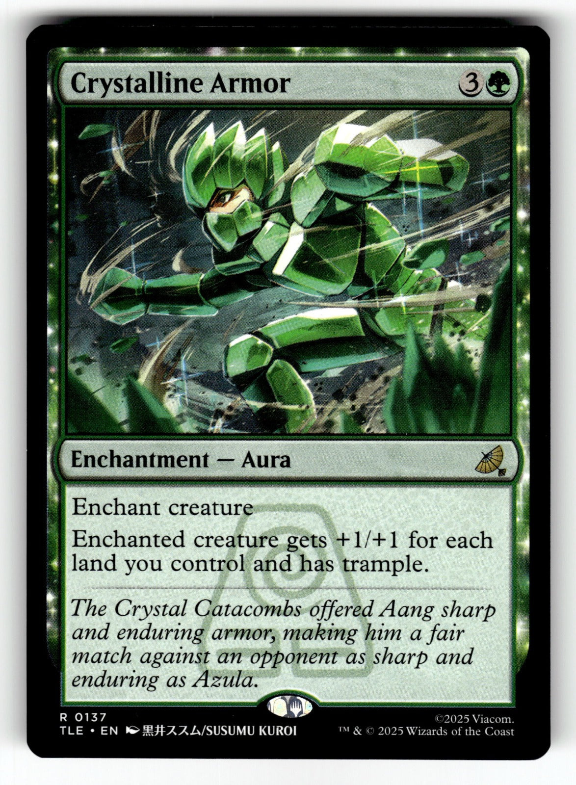 Crystalline Armor – 137 TLE: Avatar: The Last Airbender: Eternal-Legal R NM