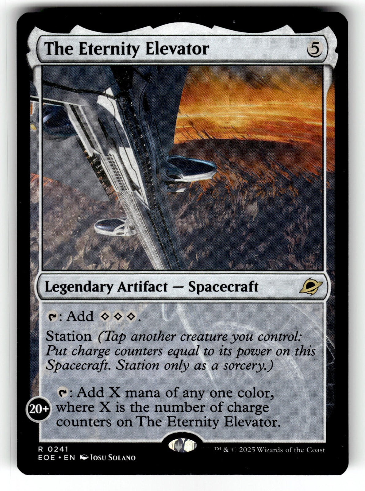 The Eternity Elevator – 241 EOE: Edge of Eternities R NM